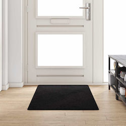 vidaXL Rutschfest Wohnzimmer Teppich 80x200cm Schwarz