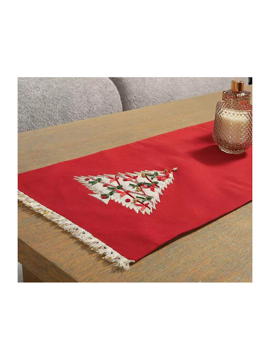 Runner Christmas Deco 33x150 Nef-nef Home Wear Red 33x150
