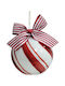 Rote Glasartige Weihnachtsbaumschmuck Kugel Ornament 10cm Set/4 Stück Lianos Xmas