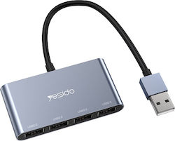 Yesido USB Hub 4 Θυρών (USB-A) Yesido USB Hub 4 Θυρών (USB-A)