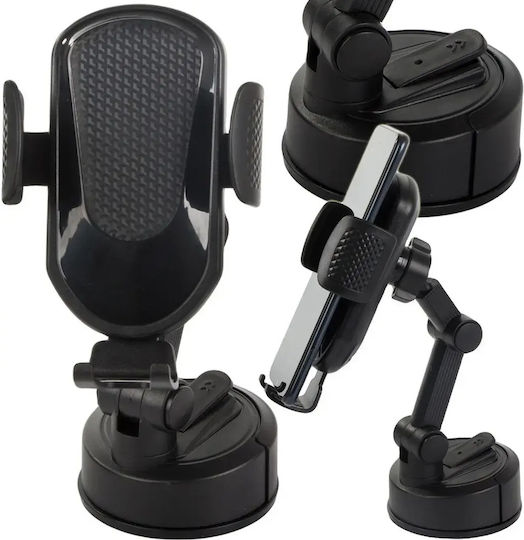 Verk Group Car Mobile Mount with Adjustable Hooks Black