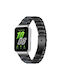 Метална Каишка За Часовник Три Мъниста Samsung Galaxy Fit3 Черно Синя