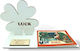 Wooden Four-Page Calendar "2026" Desktop Cream 110x180mm 1pc