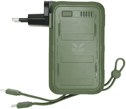 Blue Eagle Външна Батерия 10000mAh Маслинено Зе...