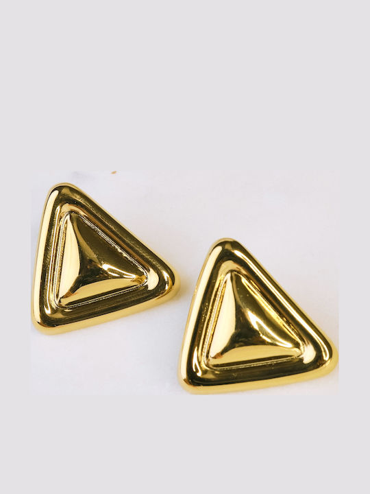 Makado Earrings made of Steel Gold Plated