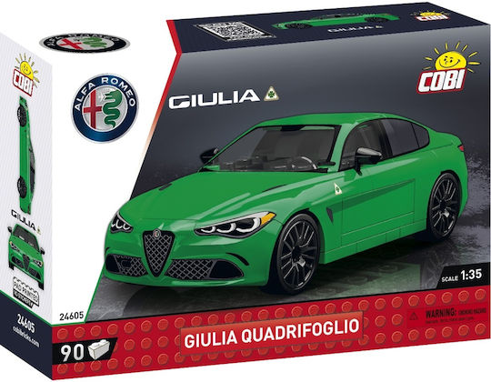 Cobi Alfa Romeo Giulia Quadrifoglio Construction Toy Green
