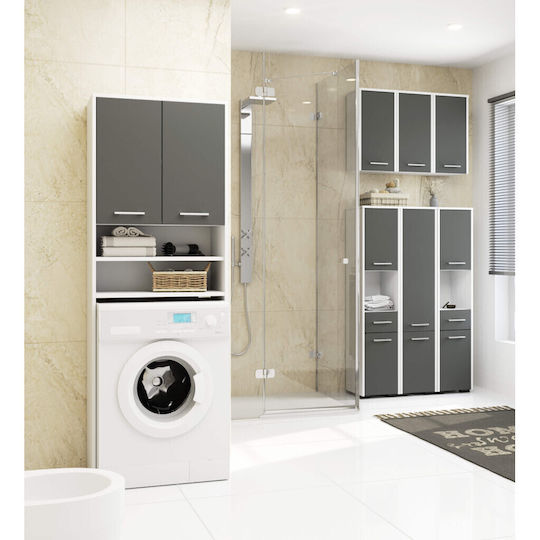 Akord Furniture Factory Coloană De Baie De Pardoseală M30xA30xÎ140cm Gri