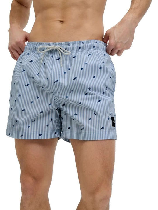 Ανδρικό Μαγιό Σορτς CASHMERE BLUE με Ρίγες