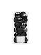 Weihnachtsbaumschmuck Set 20 Stück 3 Sorten 4cm Schwarze
