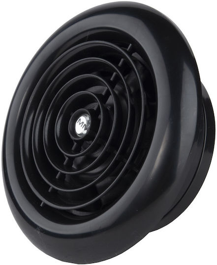 Mmotors De perete Ventilator de Baie Negru