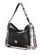 Women's Shoulder Crossbody Bag From Artificial Leather Black