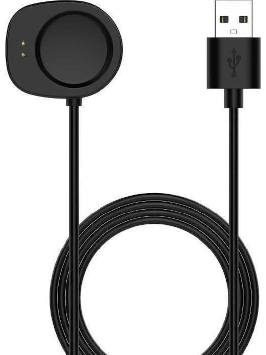 Amazfit T-rex 3 Pro 48 Милиметра С Вградeн Usb Порт Магнитен Кабел За Зареждане На Данни Дължина 1 М Черен
