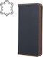 Smart Back Cover Δερμάτινο Μαύρο (iPhone 15)