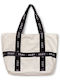 Grimey Snow Fox Canvas Tote Bag Gctb138 Off White One Size