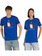 Αθλητικό T-shirt Μπλε