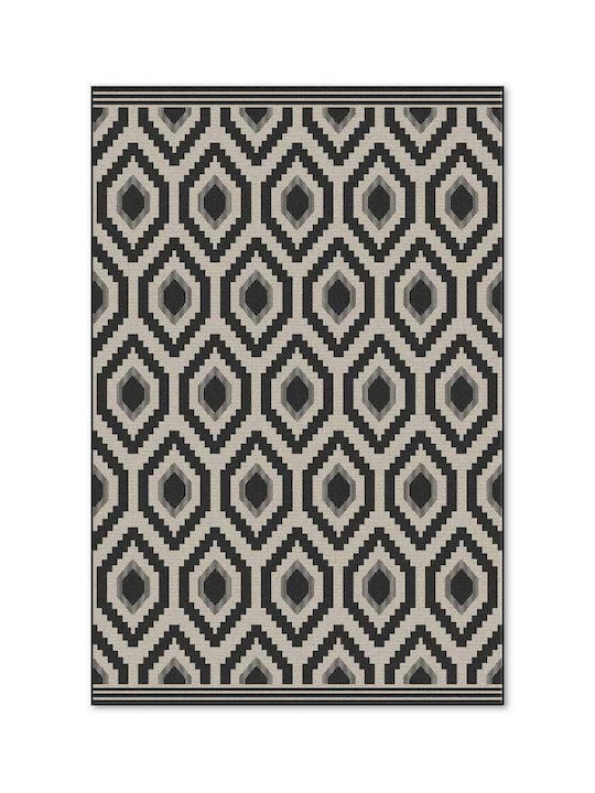 Oxford Home Χαλί Καλοκαιρινό Ψάθινο 120x170cm Mπεζ-kαφέ Σκούρο