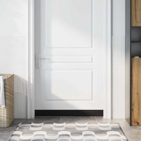 Vidaxl Αυτοκόλλητες Σφραγίδες Πόρτας 12 Pcs Μαύρο 100 Cm