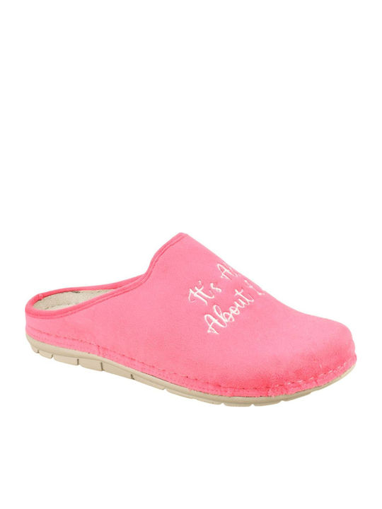 Anatomische Damen Hausschuhe Fuchsie
