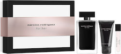Narciso Rodriguez For Her Set pentru femei cu Loțiune de corp 3buc Narciso Rodriguez For Her Set pentru femei cu Loțiune de corp 3buc