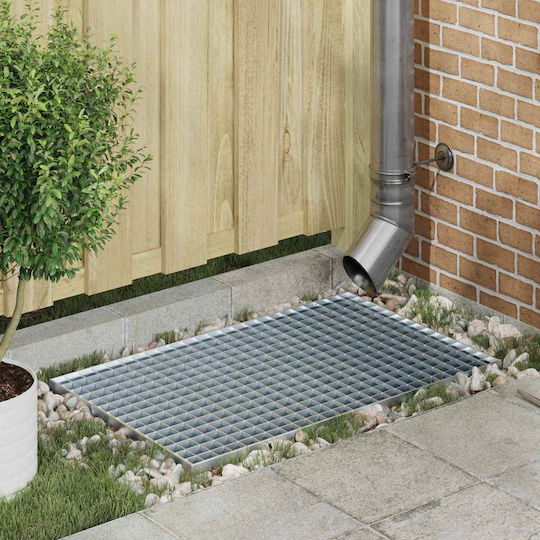 Vidaxl Silver Screen 80 X 50 X 2 Cm Galvanized Steel Cold Dipped