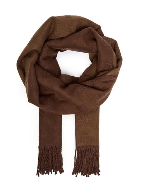 Guess Women's Wool Scarf Brown
