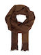 Women's Wool Scarf Brown