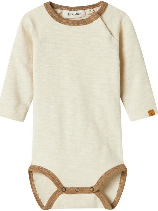 Lil' Atelier Babystrampler Langärmliges Ecru