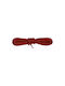 Bergal Round Cord Laces Red 90cm Χοντρα Στρογγυλα Κορδονια Χρωμα Κόκκινα 90 Εκατοστα 100% Βαμβάκι Δεν Λύνονται