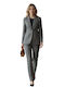 Baziana Damen Blazer Grey