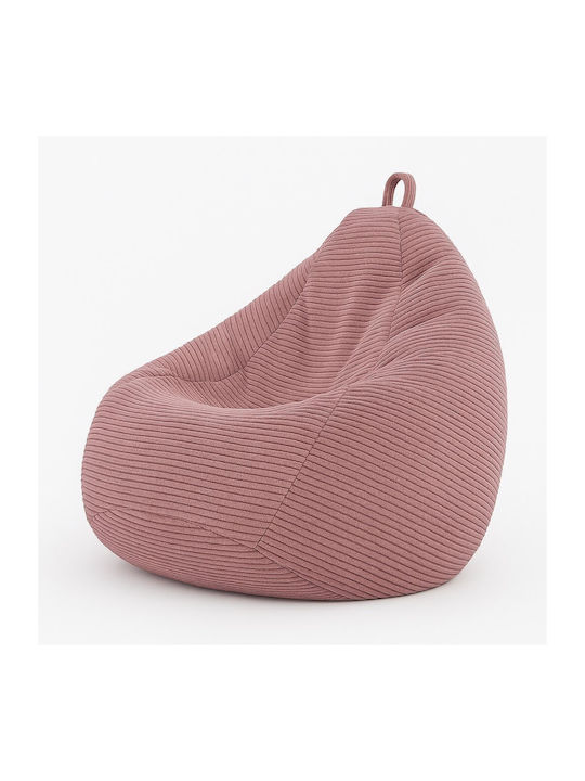 Bean Bag Chair Pear Waterproof Teatro Pink 90x9...