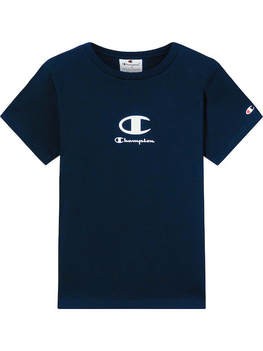 Champion Kinder-T-Shirt Blau