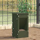vidaXL Metal Feeder for Rabbits with Capacity 1.5kg 12.5x12.5x25cm.