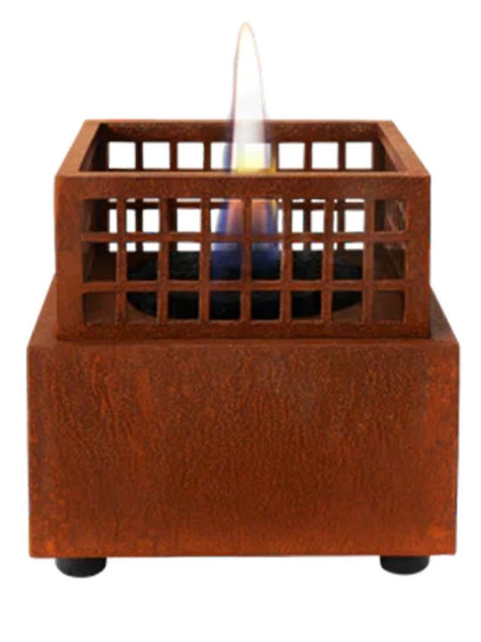 Tenderflame Firepit Gray 16.5x16.5x17cm