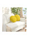 vidaXL Sofa Cushion Soft Yellow 2pcs 40x40cm.