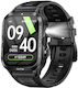 KT89 Smartwatch with Heart Rate Monitor (Black)