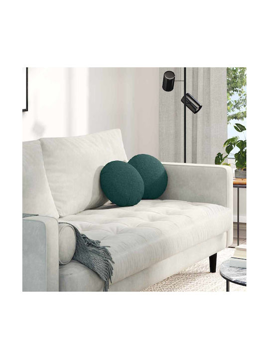vidaXL Sofa-Kissen Dark Green 2Stück 30x30cm.