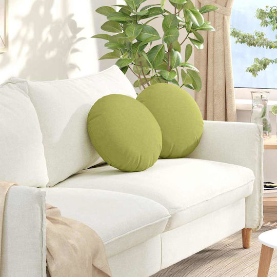 vidaXL Μαξιλάρι Καναπέ Ανοιχτό Πράσινο 40x40εκ.