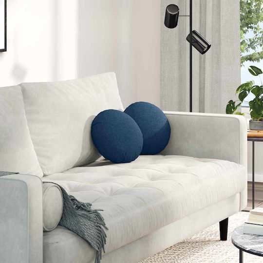 vidaXL Sofa Cushion Blue 2pcs 30x30cm.