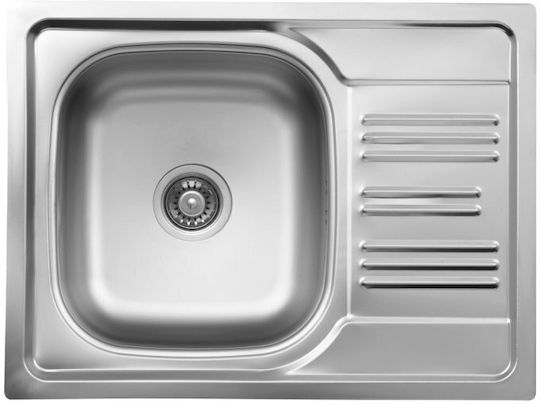 Deante Drop-In Chiuvetă Inox cu robinet L43.5xW58cm Gri