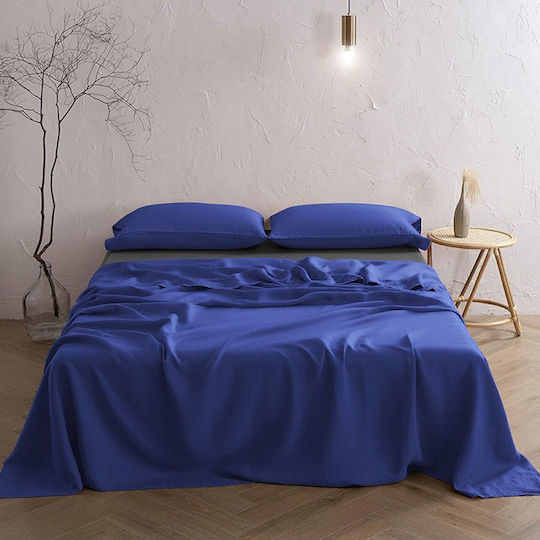 Set Super dublu 4buc 240x270cm Albastru