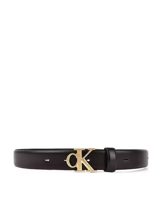 Calvin Klein Leather Women's Belt Black