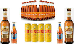 Πακετο 12 Χ Kinnie 500ml 4x Cisk Lager 500ml 2 X Cisk Pilsner 2x Kinnie Spritz
