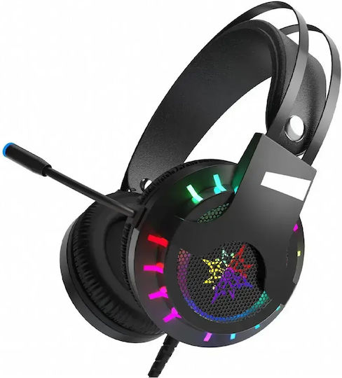 IGK-X10 Über Ohr Gaming-Headset mit Verbindung 3,5mm Schwarz