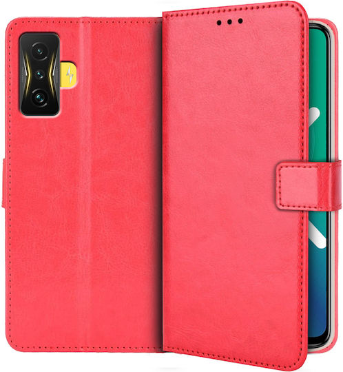 Erbord Wallet Plastic Roșu (Poco F4 GT 5G)