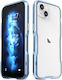 Luphie Stoßstange Metallisch Blau (iPhone 14 Plus)