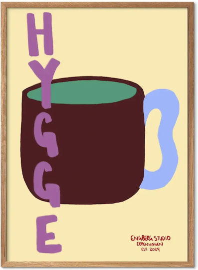 Poster 30x40 Poster & Frame Hygge Coffee Cup High Quality 250 Gram Eco-friendly Paper Poster 30x40 Poster & Frame Hygge Coffee Cup High Quality 250 Gram Eco-friendly Paper