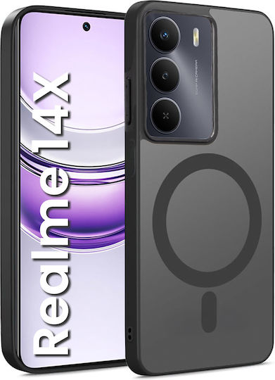 Erbord Back Cover Plastic / Silicone Black (Realme 14X, Realme C75)