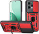 Umschlag Rückseite Metallisch Rot (Oppo Reno 14)