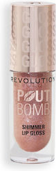Revolution Beauty Pout Bomb Lip Gloss Nude 4.5ml