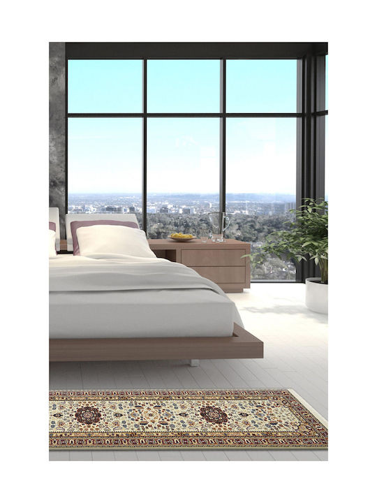 Sprintzio Rug Rectangular Wool Beige-red